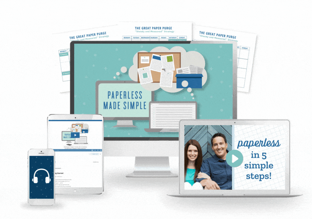 Paperless Made Simple | justagirlandherblog.com