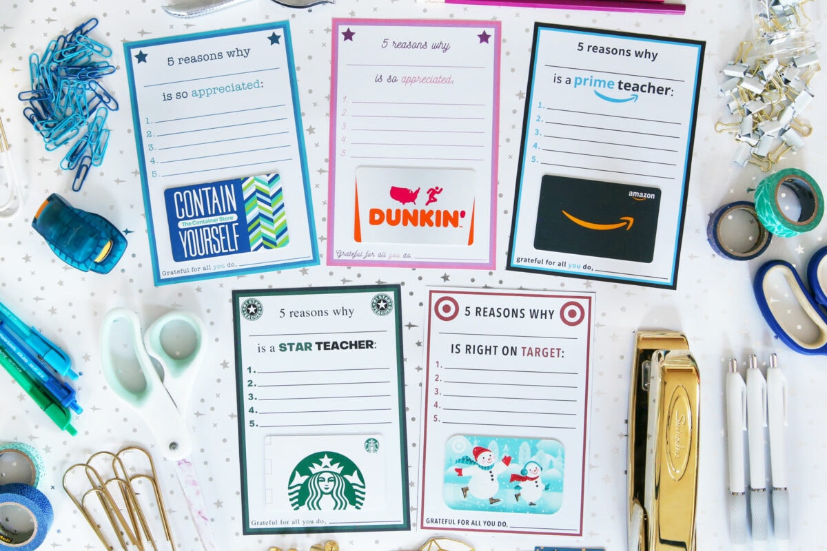 Teacher Appreciation Gifts Ideas