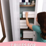 7 Rules for Organizing a Small Linen Closet