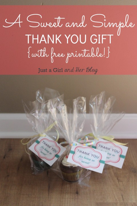 A Sweet and Simple Thank You Gift by Just a Girl and Her Blog