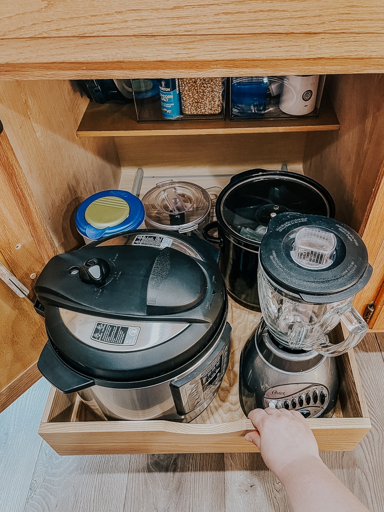 Upgrade your kitchen cabinets with these roll-out drawers