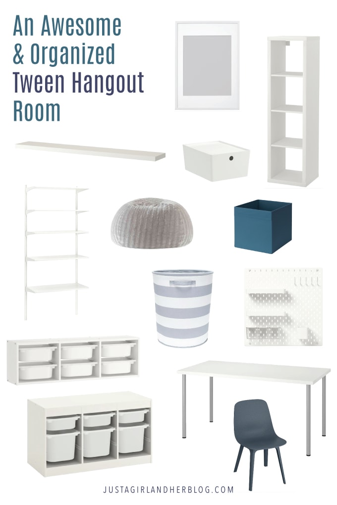 An Awesome and Organized Tween Hangout Room