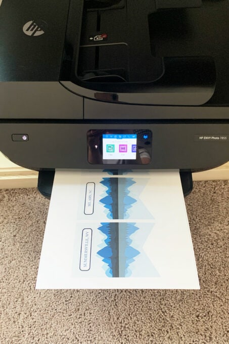 Printing Road Trip Activity for Kids