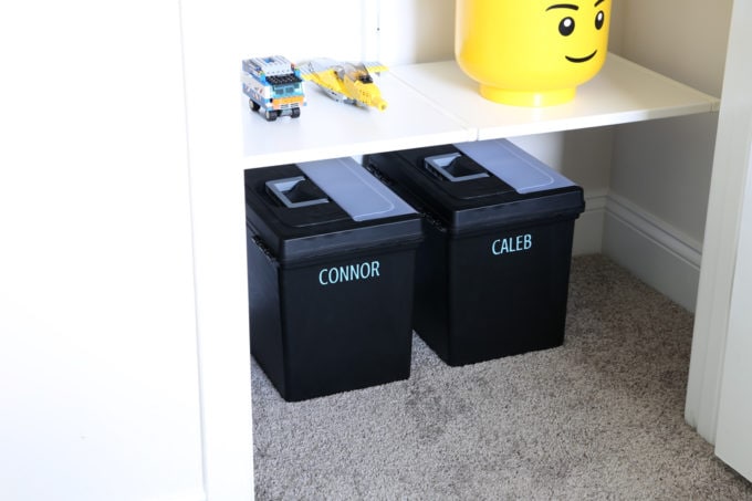 File Boxes for Kids' School Papers, Organize kids' school papers and memorabilia by creating a simple system that eliminates clutter while still preserving your special memories! | #paperwork #organizedpaperwork #kidspaperwork #schoolpapers #kidspapers #organization #organized