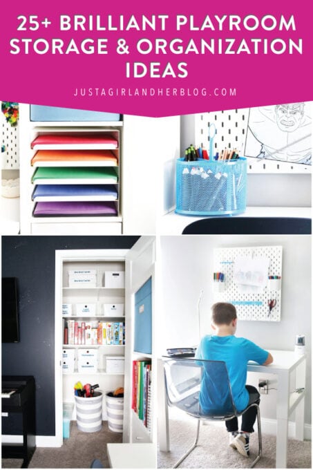 25+ Brilliant Playroom Storage and Organization Ideas