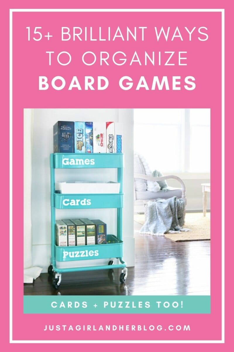 15+ Brilliant Ways to Organize Board Games