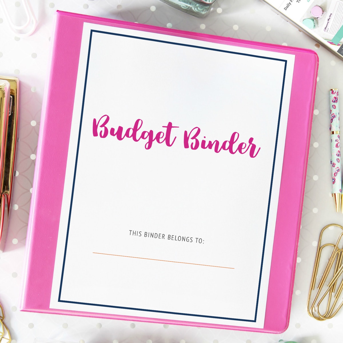 Free Printable Budget Binder