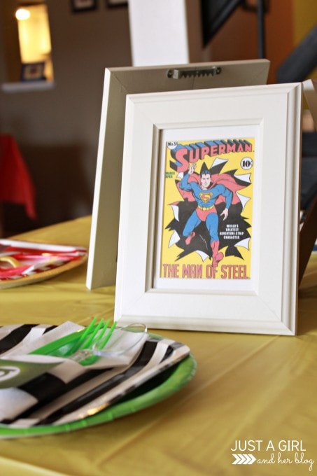 A Superhero 5th Birthday Party by Just a Girl and Her Blog