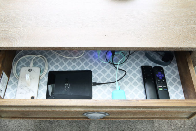 Devices in a Nightstand DIY Charging Station