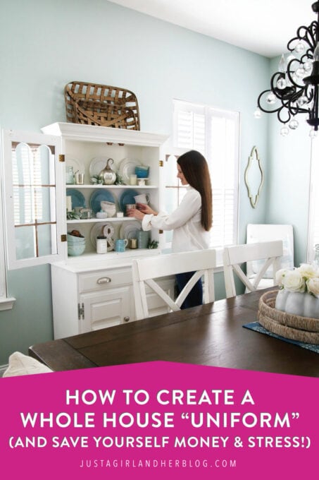 Create a Whole House Uniform to Save Money, Space, and Stress!