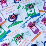 Cute Monster Valentines by Just a Girl and Her Blog