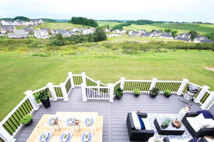 Backyard Deck and View