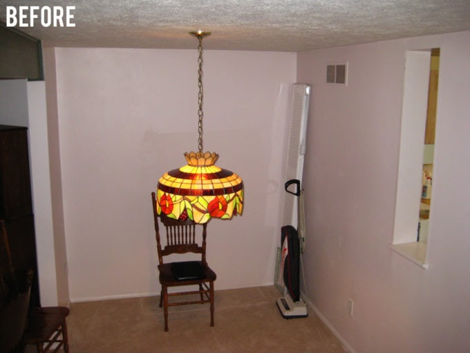 Townhouse Dining Room Before Photo