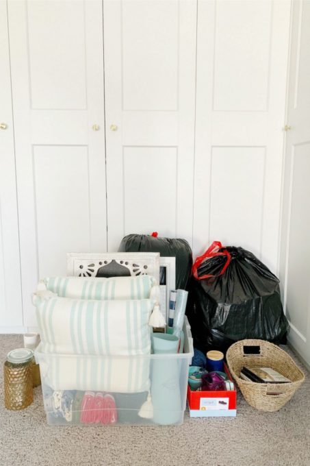 KonMari Method Discard Pile