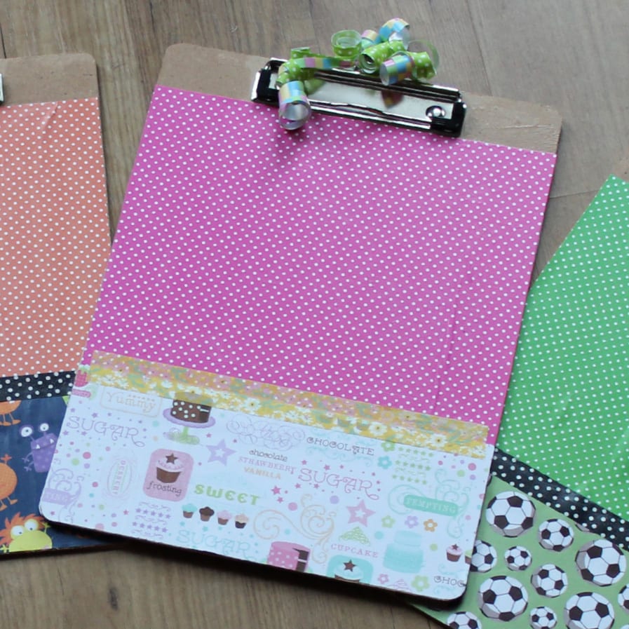 Back to School: Personalized Clipboards