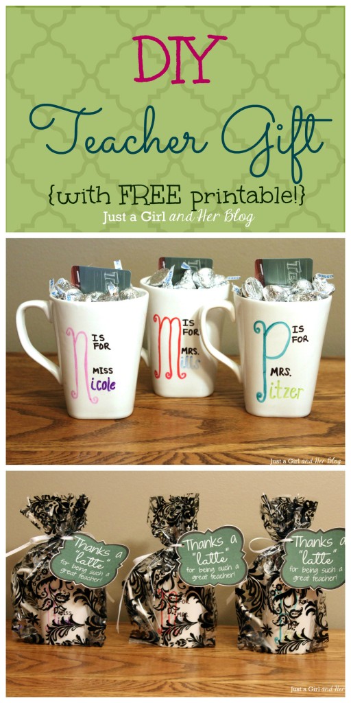 DIY Teacher Gift with FREE Printable