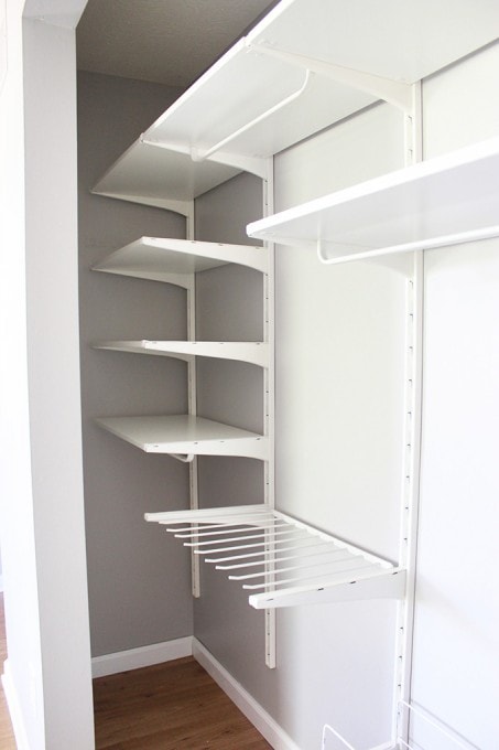 How to Organize a Small Closet | Just a Girl and Her Blog