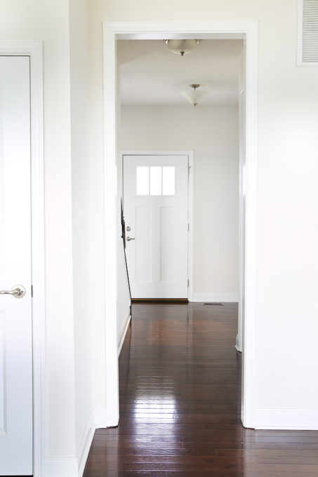 Front Door and Entry Before Photo