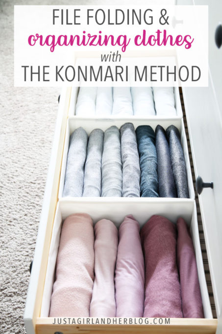 File Folding and Organizing Clothes with the KonMari Method