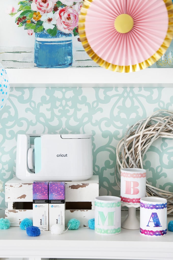 DIY Mugs with Initials Using Cricut Mug Press