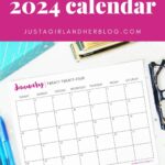 Free Printable 2024 Calendar