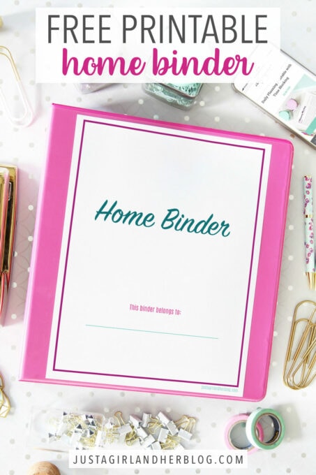 Free Printable Home Binder