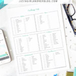 Free Printable Packing List for Organized Travel