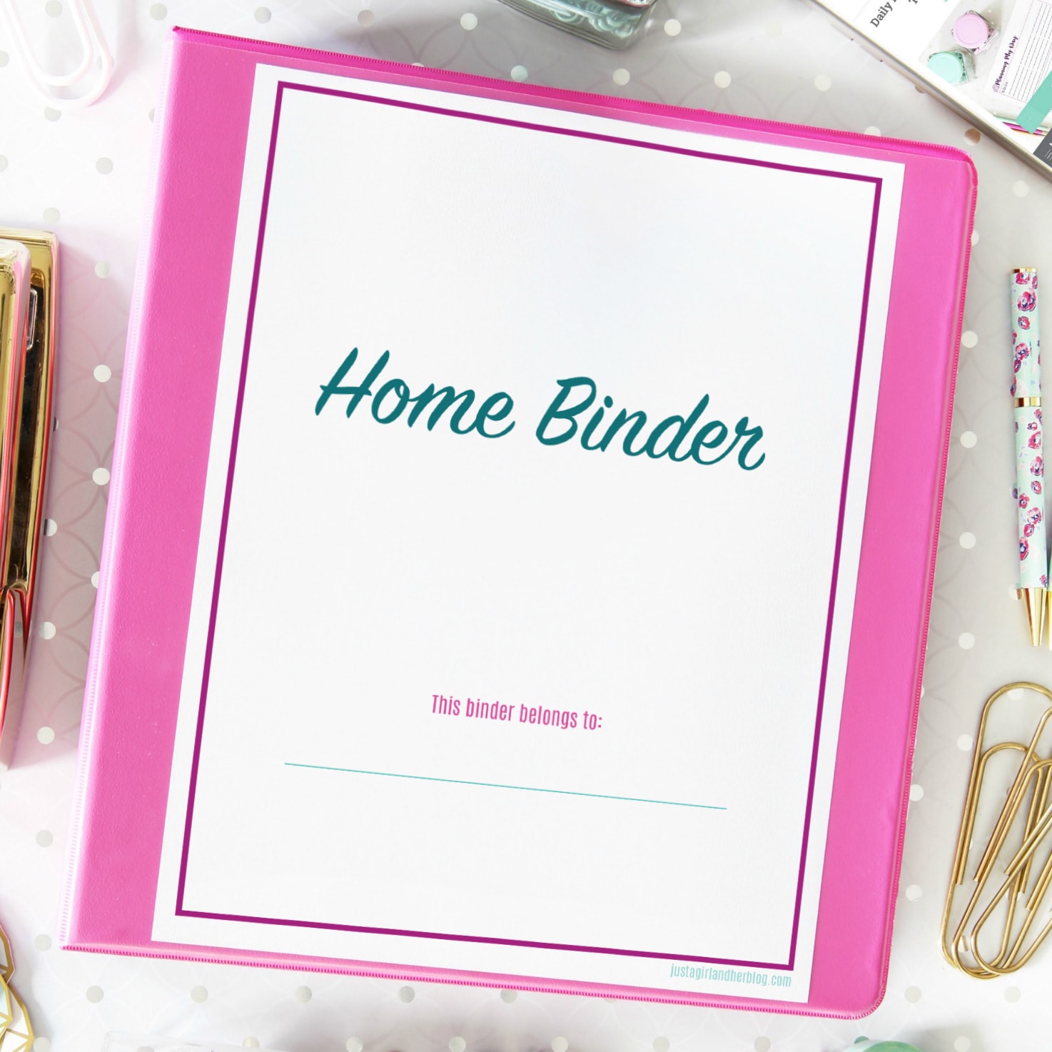 Free Printable Home Management Binder