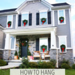 How to Hang Outdoor Christmas Wreaths