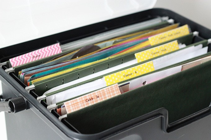 How to Organize Kids' School Papers | JustAGirlAndHerBlog.com