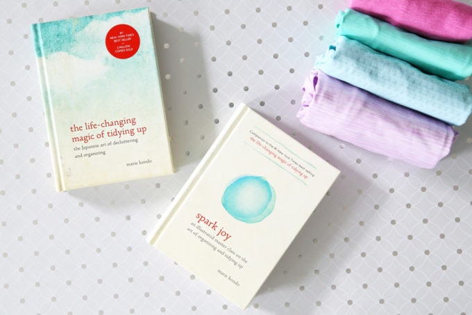 The Life-Changing Magic of Tidying Up and Spark Joy by Marie Kondo