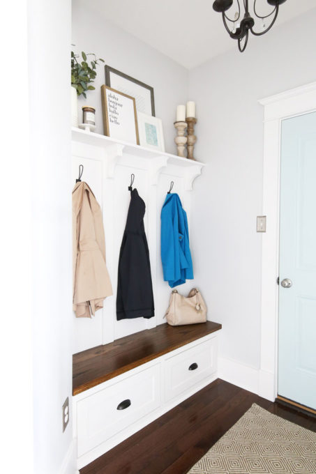 Organized Mudroom After