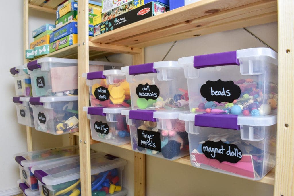 Organize all the toys books games - Jessica Welling Interiors