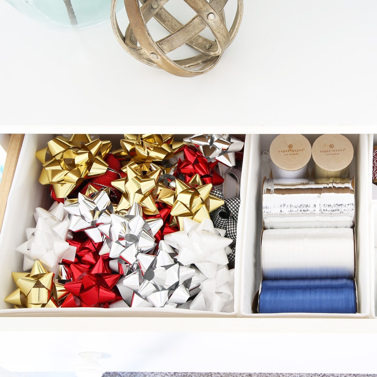 Organized Gift Wrap