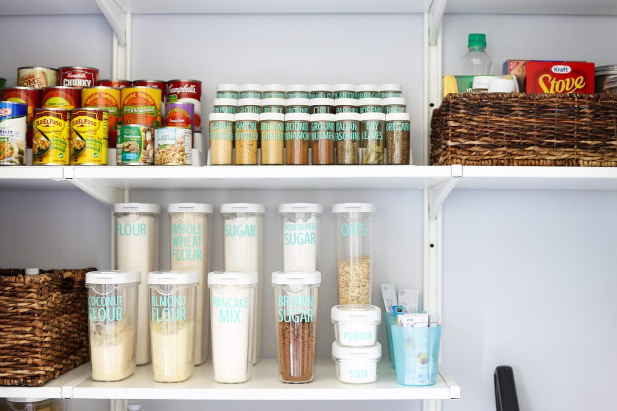 Organized Kitchen Pantry