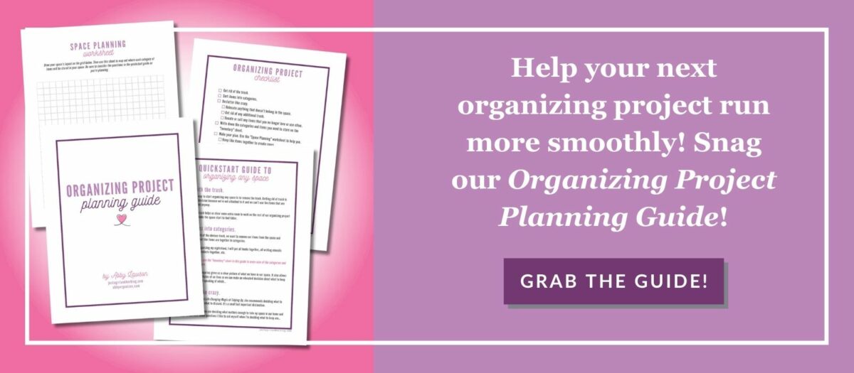 Organizing Project Planning Guide | justagirlandherblog.com