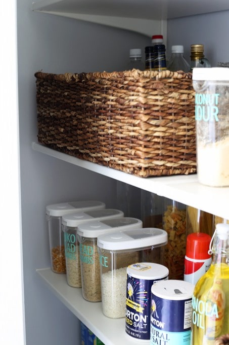 How to Organize a Pantry | JustAGirlAndHerBlog.com