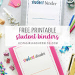 Free Printable Student Binders