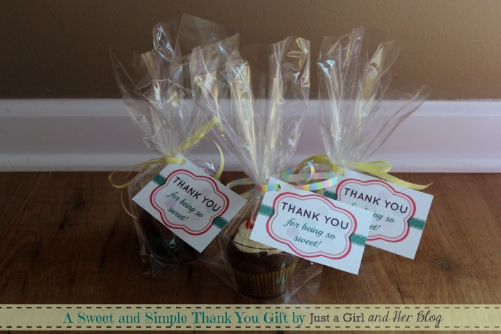 A Sweet and Simple Thank You Gift by Just a Girl and Her Blog