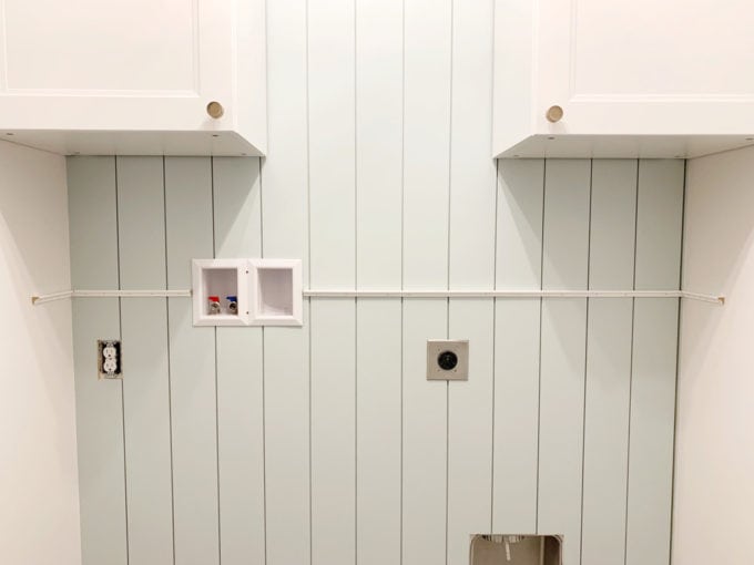 Shoe Moulding Attached to Wall as a Shelf Support