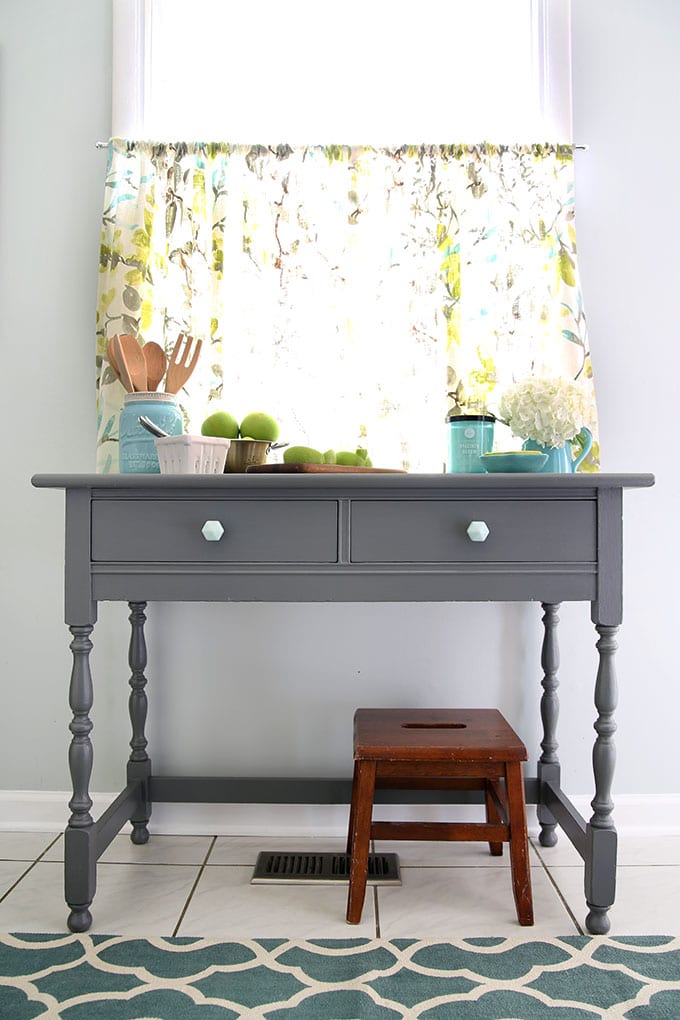 An Upcycled Kitchen Sideboard | JustAGirlAndHerBlog.com