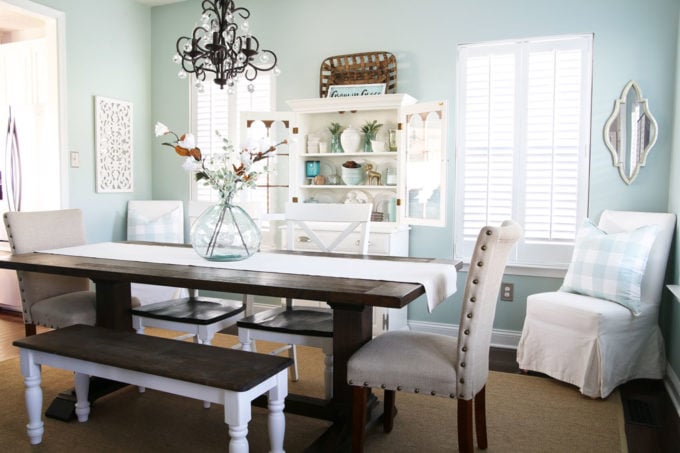 Decorated Dining Room