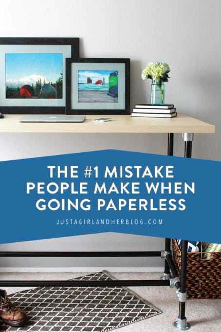 The #1 Mistake People Make When Going Paperless