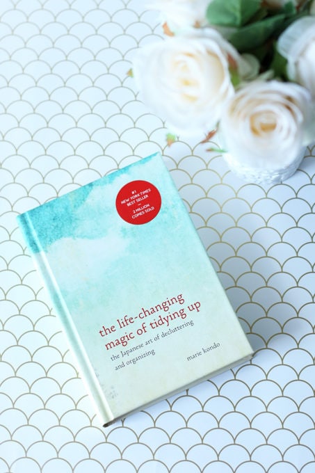 Marie Kondo's book, "The Life Changing Magic of Tidying Up"