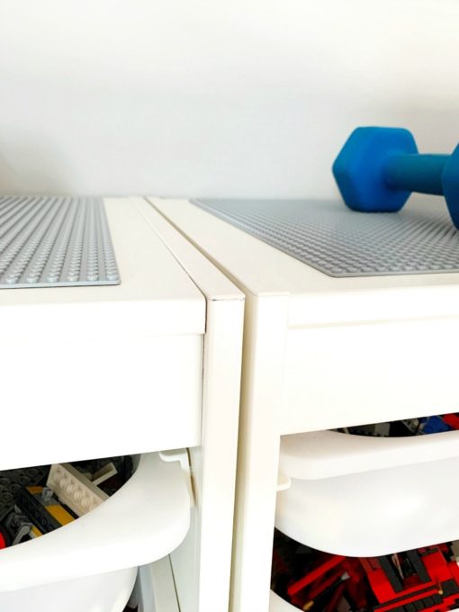 Two IKEA TROFAST Units, DIY Lego Table