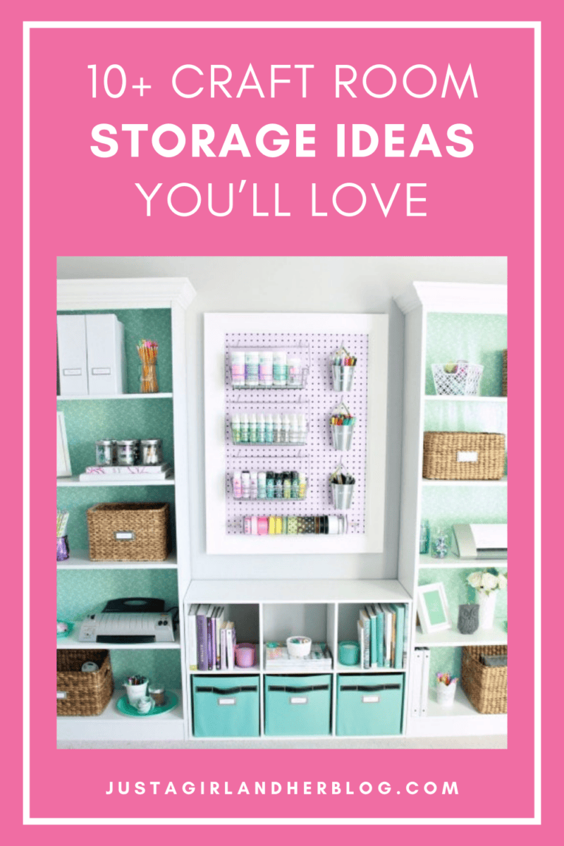 10+ Craft Room Storage Ideas You'll Love