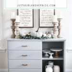 DIY- Dresser Turned Sideboard Buffet Makeover