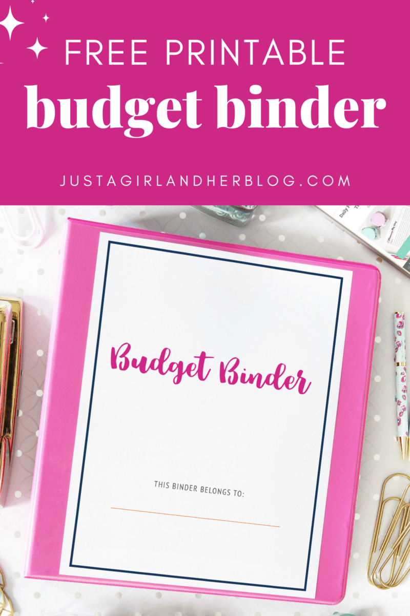 Free Printable Budget Binder