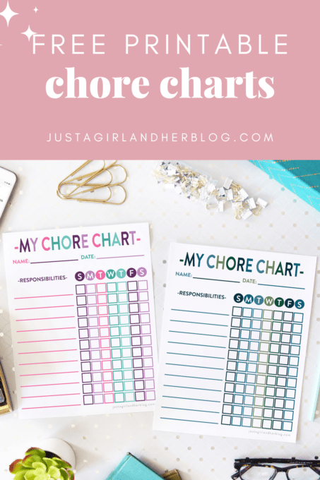 Free Printable Chore Chart