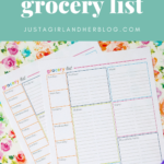 Free Printable Grocery List